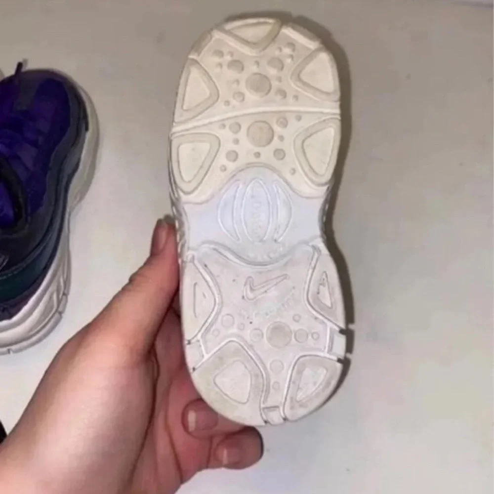 Baby boy air max Nike shoes. Size 8
Purple/green/blue I - Picture 5 of 7